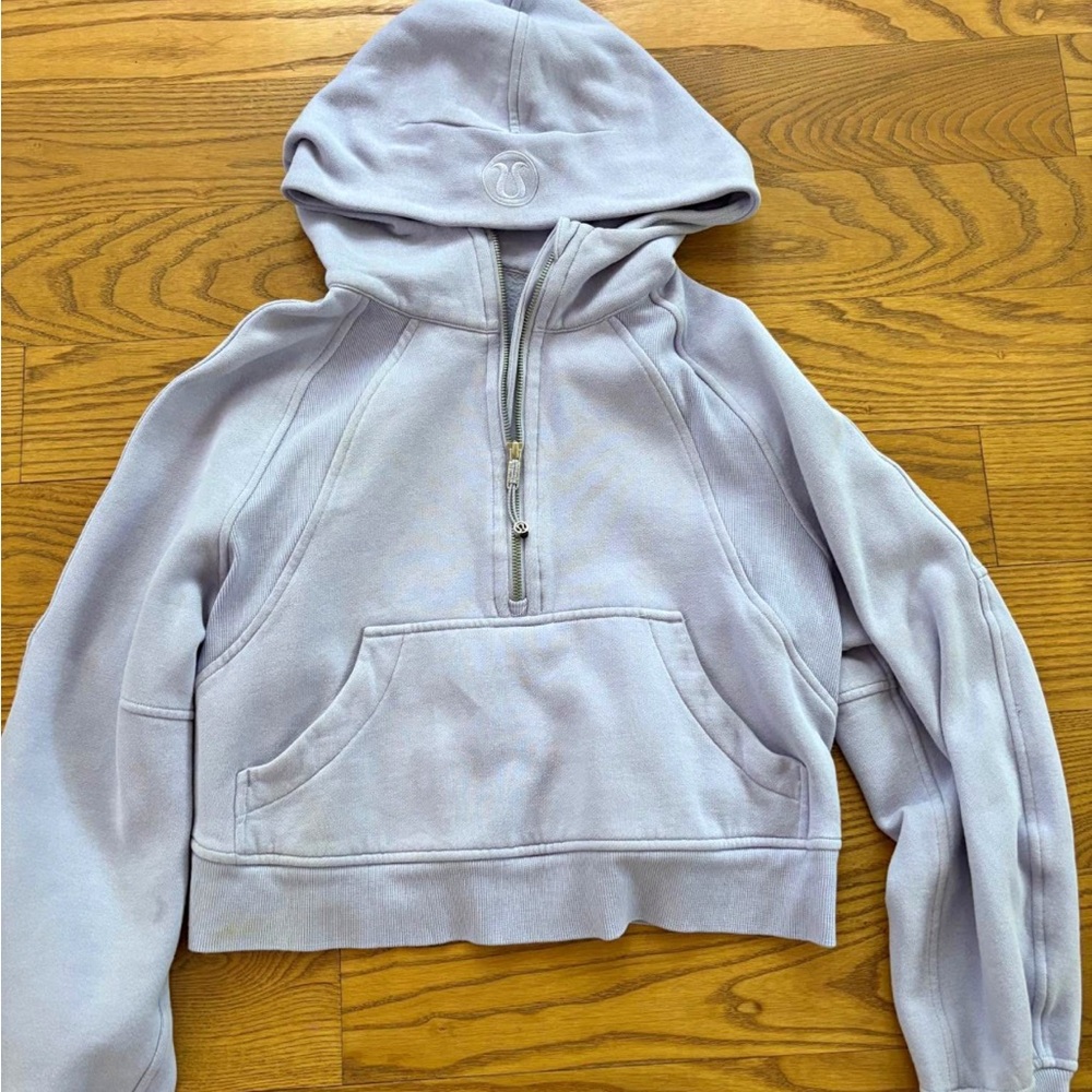 lululemon athletica Women's Light Purple Hoodie Sweater